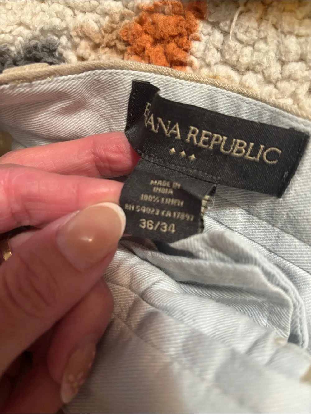 Banana Republic & island company Men's pants sz 36/34 great condition linen